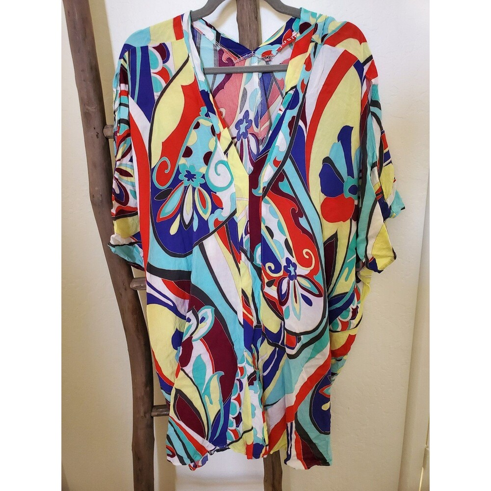 Josie Natori swim cover up / caftan